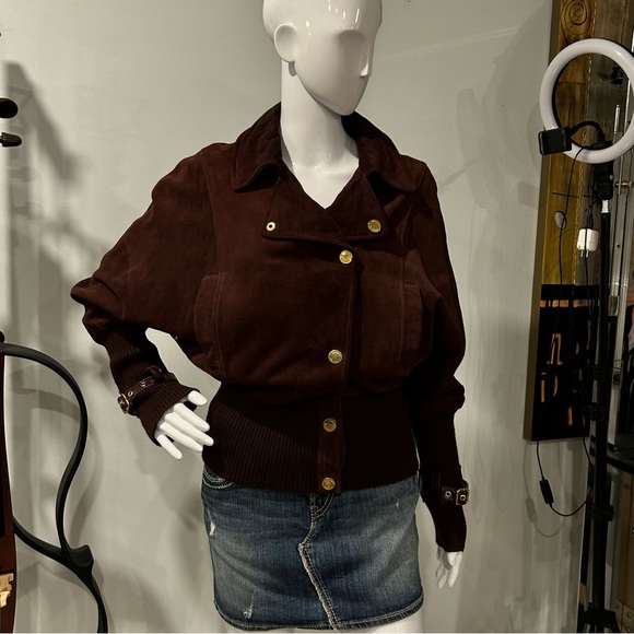 Marciano Y2K Goatskin Bomber Jacket - Picture 4 of 11